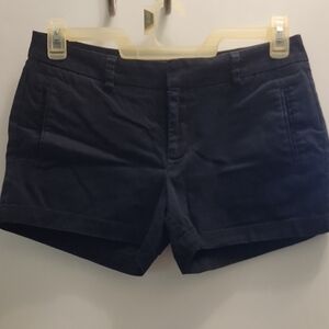 a.n.a Blue Bermuda Shorts Classic Cotton Blend